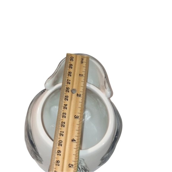 Pulchritudie Gray Owl Ceramic Tea Coffee Mug Cup Hand Painted 16 oz. - Picture 7 of 7